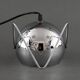 1970 lamp in chrome metal with tubular base