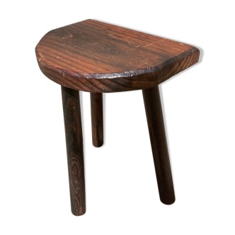 Vintage tripod wooden stool
