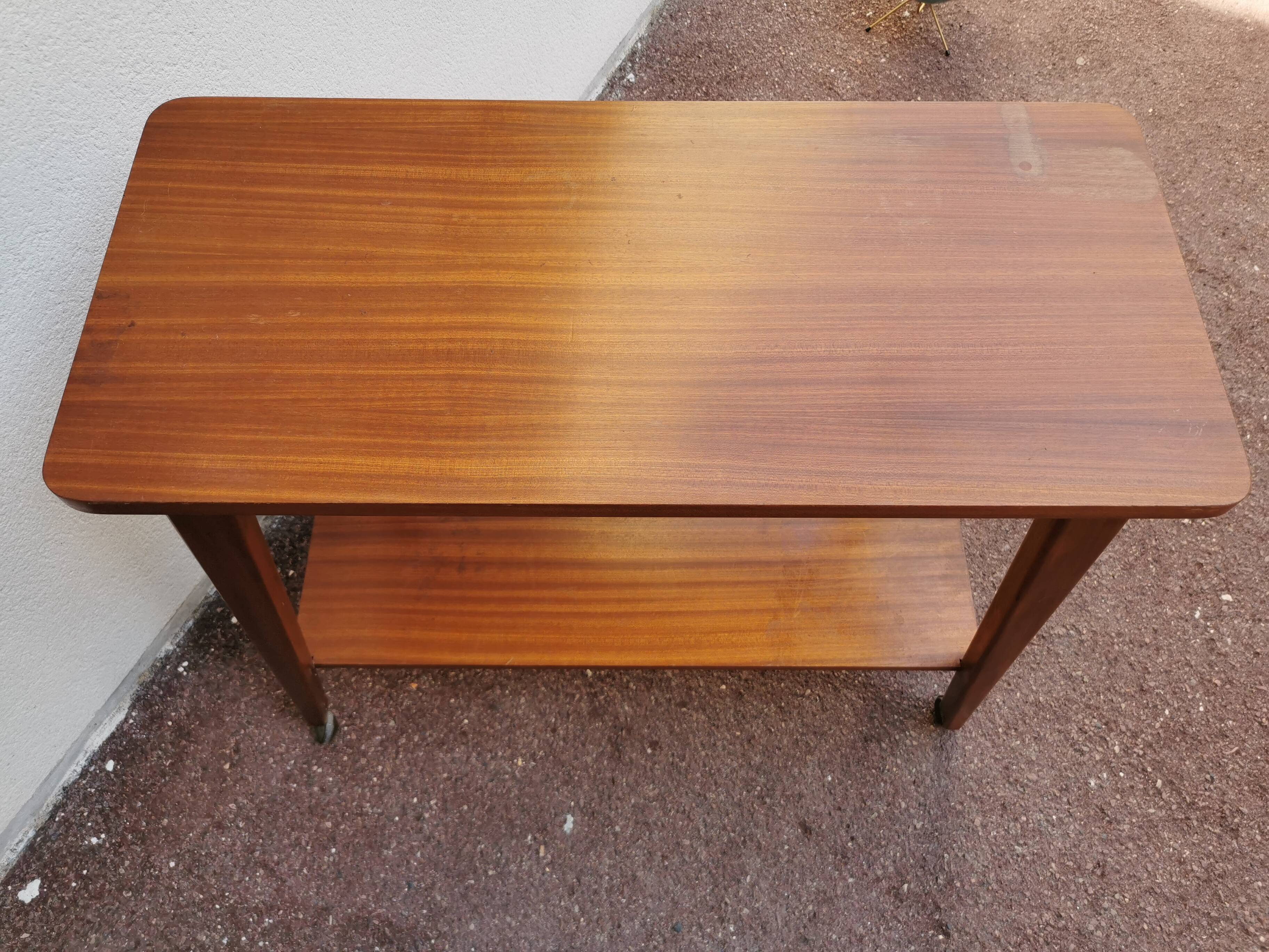 Serving table on wheels 50/60s