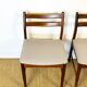 4 Scandinavian teak chairs 1960