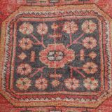 3x11 Vintage Pastel Pink Vintage Runner Rug, 84x335Cm