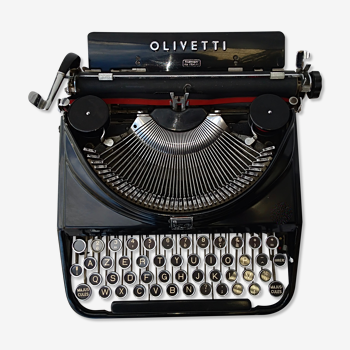 Machine à écrire portative olivetti modèle "ico" années 30