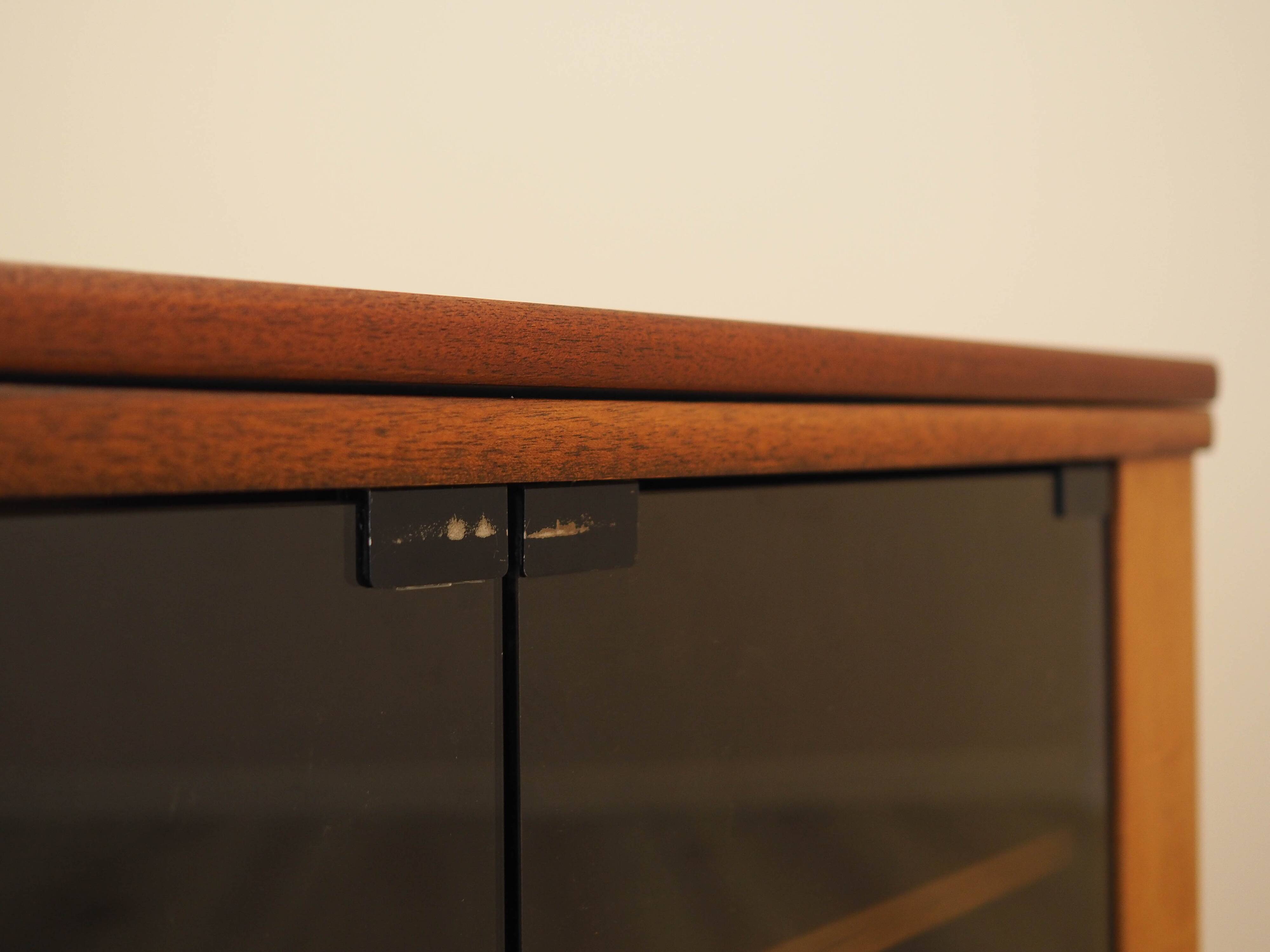 TV cabinet on wheels, Danish design, 1980s, made in Denmark