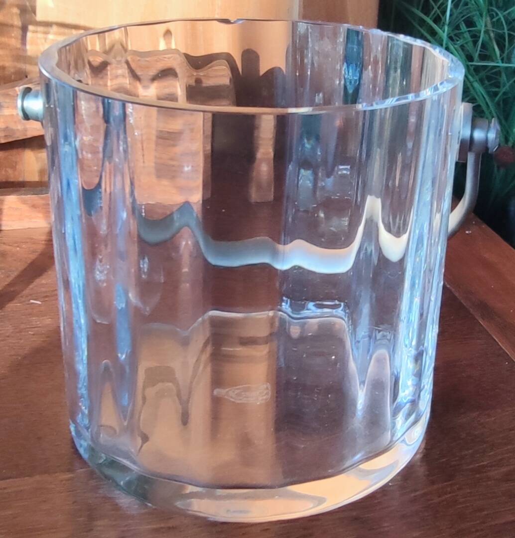 Glassware set, ice bucket, carafe, Baccarat crystal Capri model 20 pieces