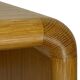 Table basse carrée minimaliste en chêne, années 70