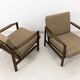 Fauteuils Mid-Century par Zenon Bączyk, années 1960, ensemble de 2