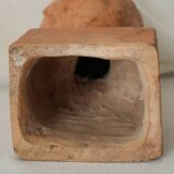 Ancient terracotta bust signed Beaulieu