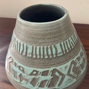 Vase vintage en céramique émaillée