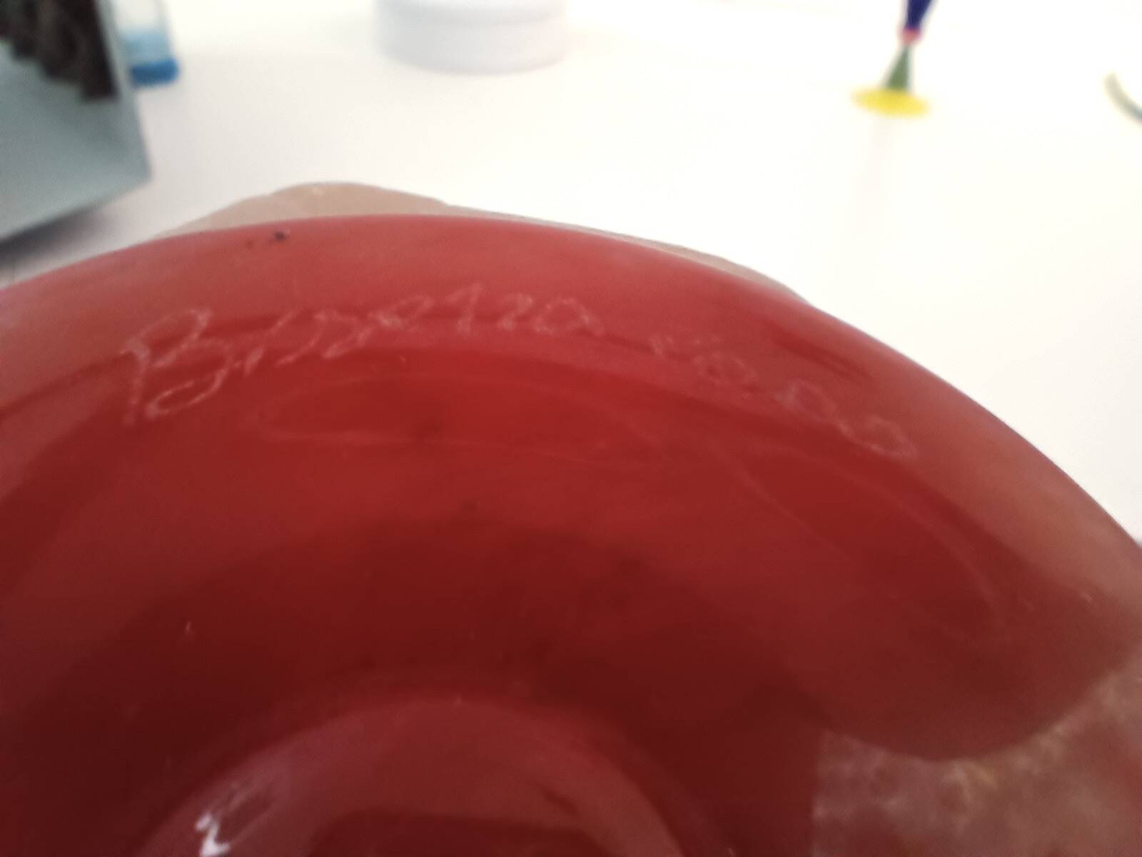 Pair of Blue Murano Glass Flutes by Bisazza & Rotella, Italy 2000