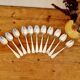 Set of 11 Art Deco silver-plated forks and spoons