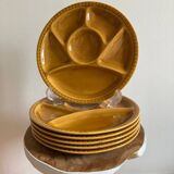 Gien plates vintage 70s