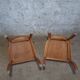 8 Bistro Chairs including 2 Authentic 1950s Solid Beech Luterma Chairs