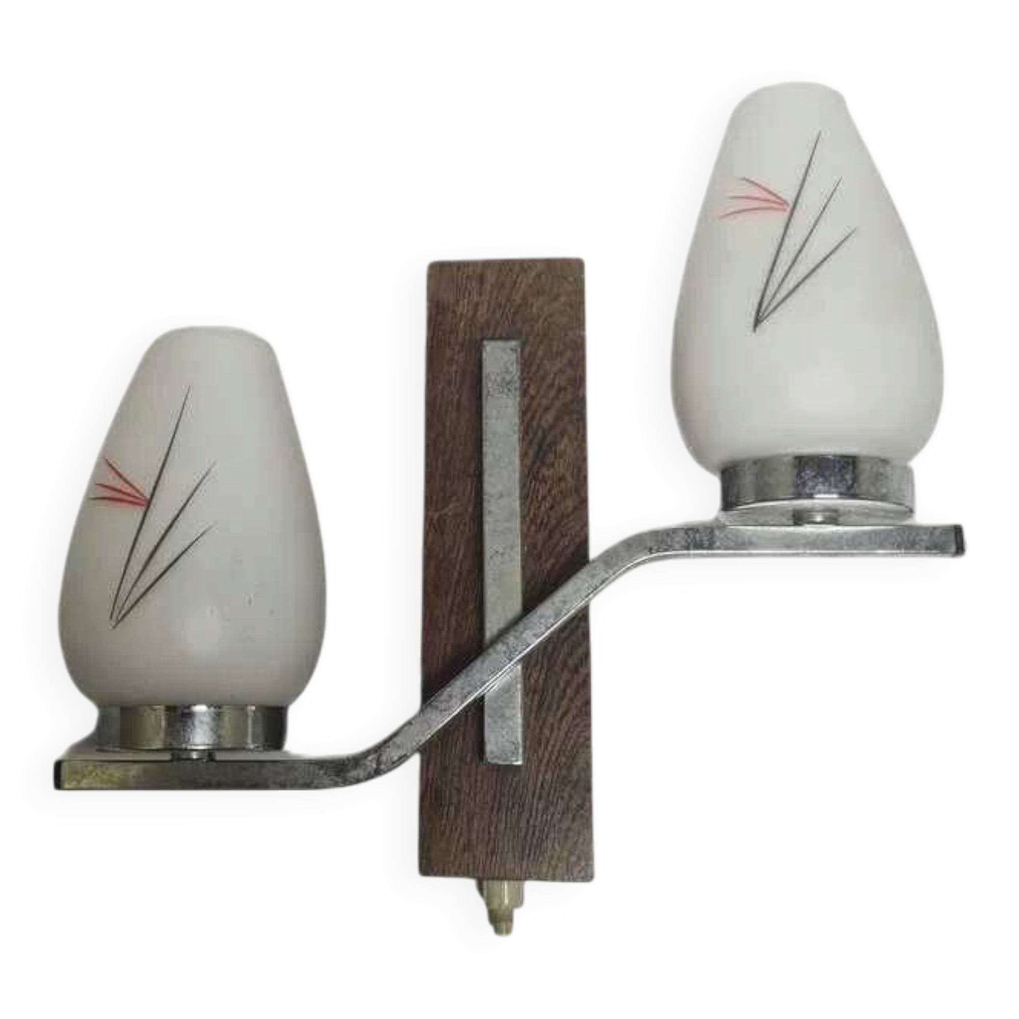 BTV double-arm wall lamp in art deco style