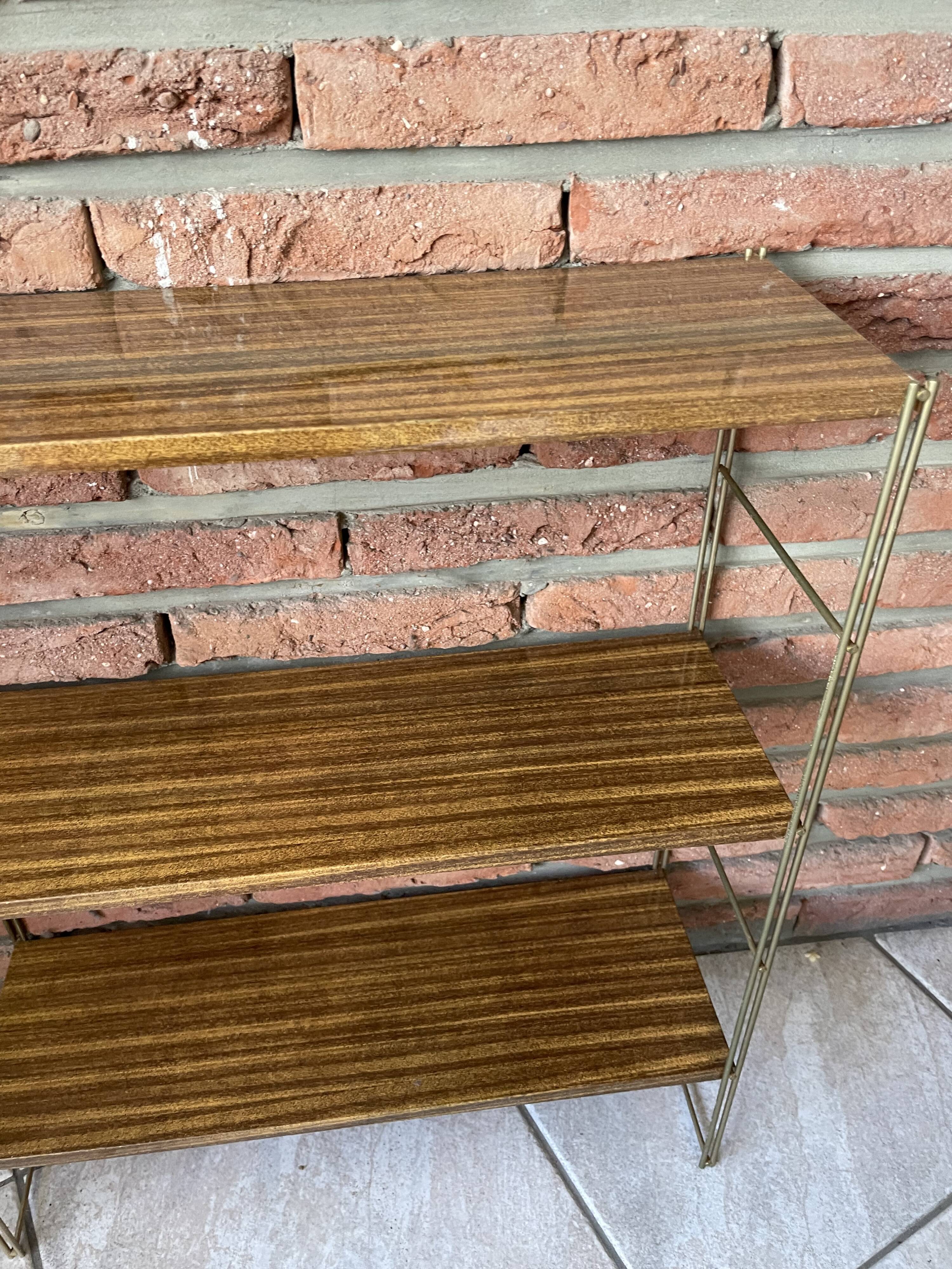 Iron and sheet metal shelf