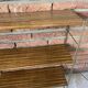 Iron and sheet metal shelf