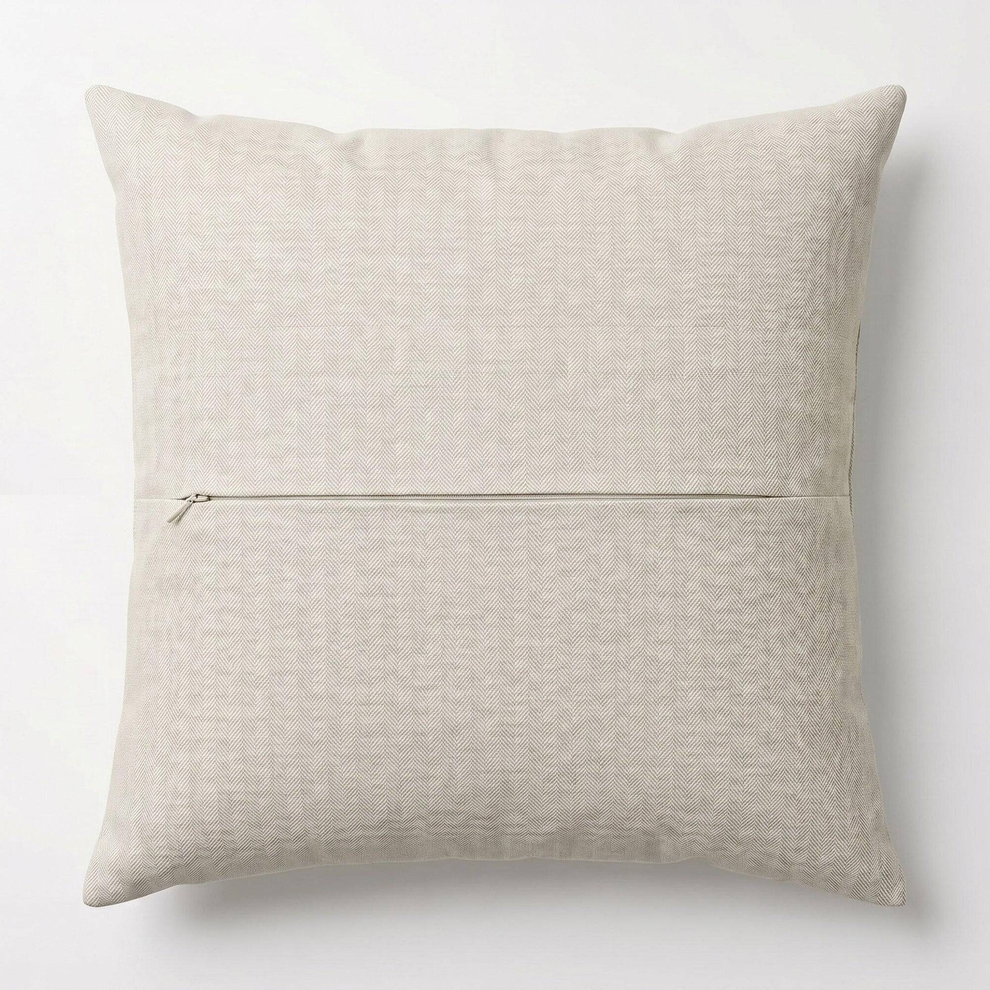 Vintage embroidered cushion cover 46x46 cm