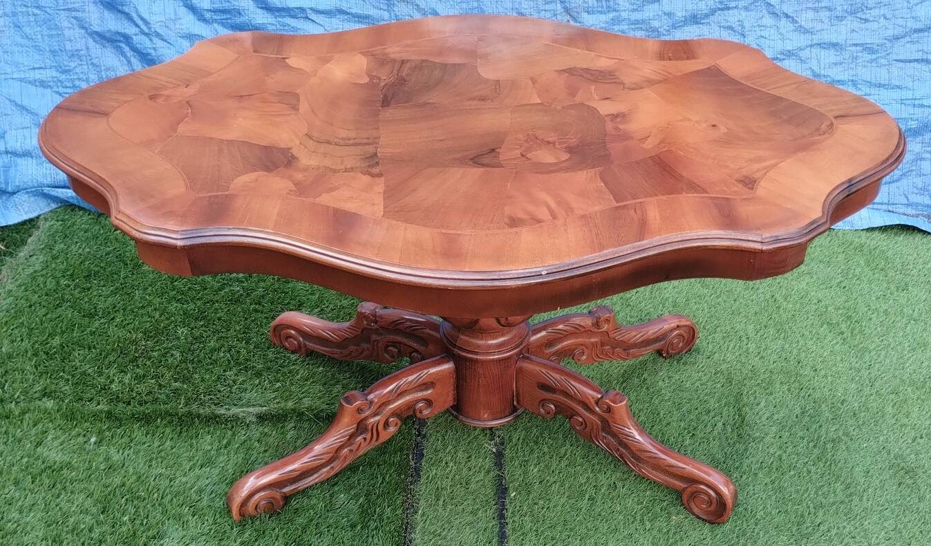 Solid wood coffee table