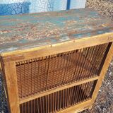Old teak mesh pantry