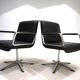 Set of 2 Wilkhahn Delta conference/dining chairs from the Delta Group