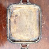 Silver Plated Metal Tray Louis XVI Style 1920 Gordon Hanse Pattern