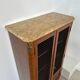 Old display case library with wire mesh from the Napoleon III period, late 19th century