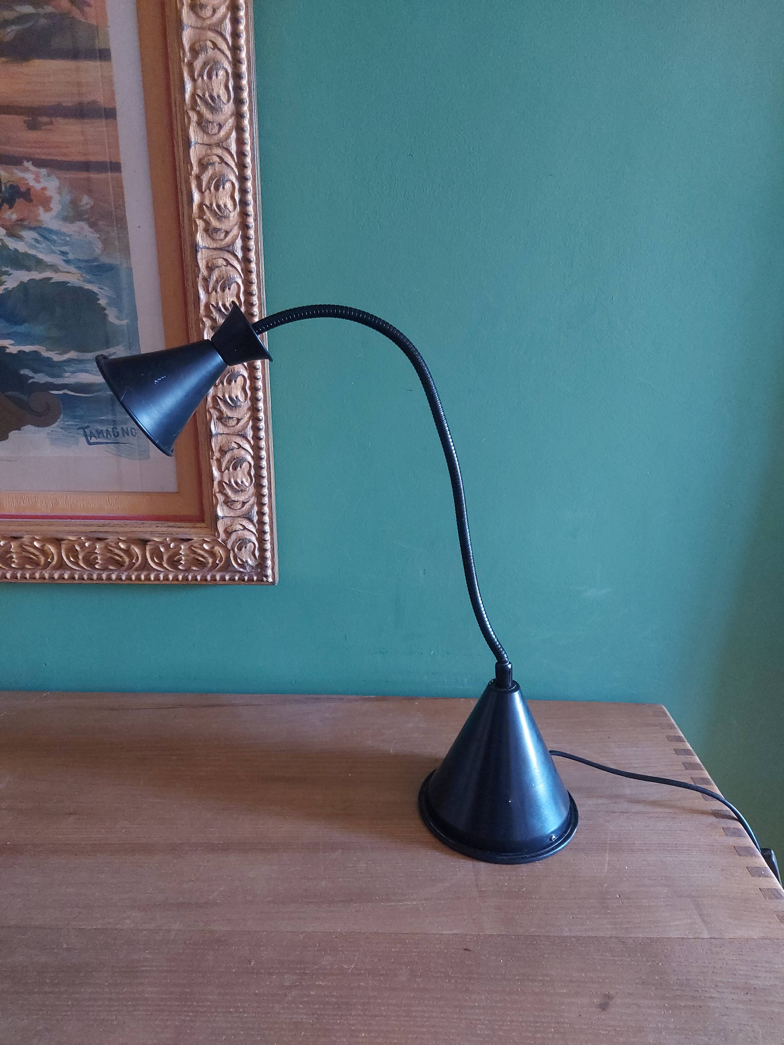 Vintage 80'S lamp with diabolo lampshade, made in Italy