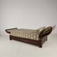 Art Deco Daybed with Hidden Storage & Adjustable Positions