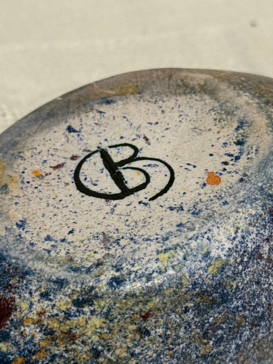 Ceramic candlestick by Bernard Buffat