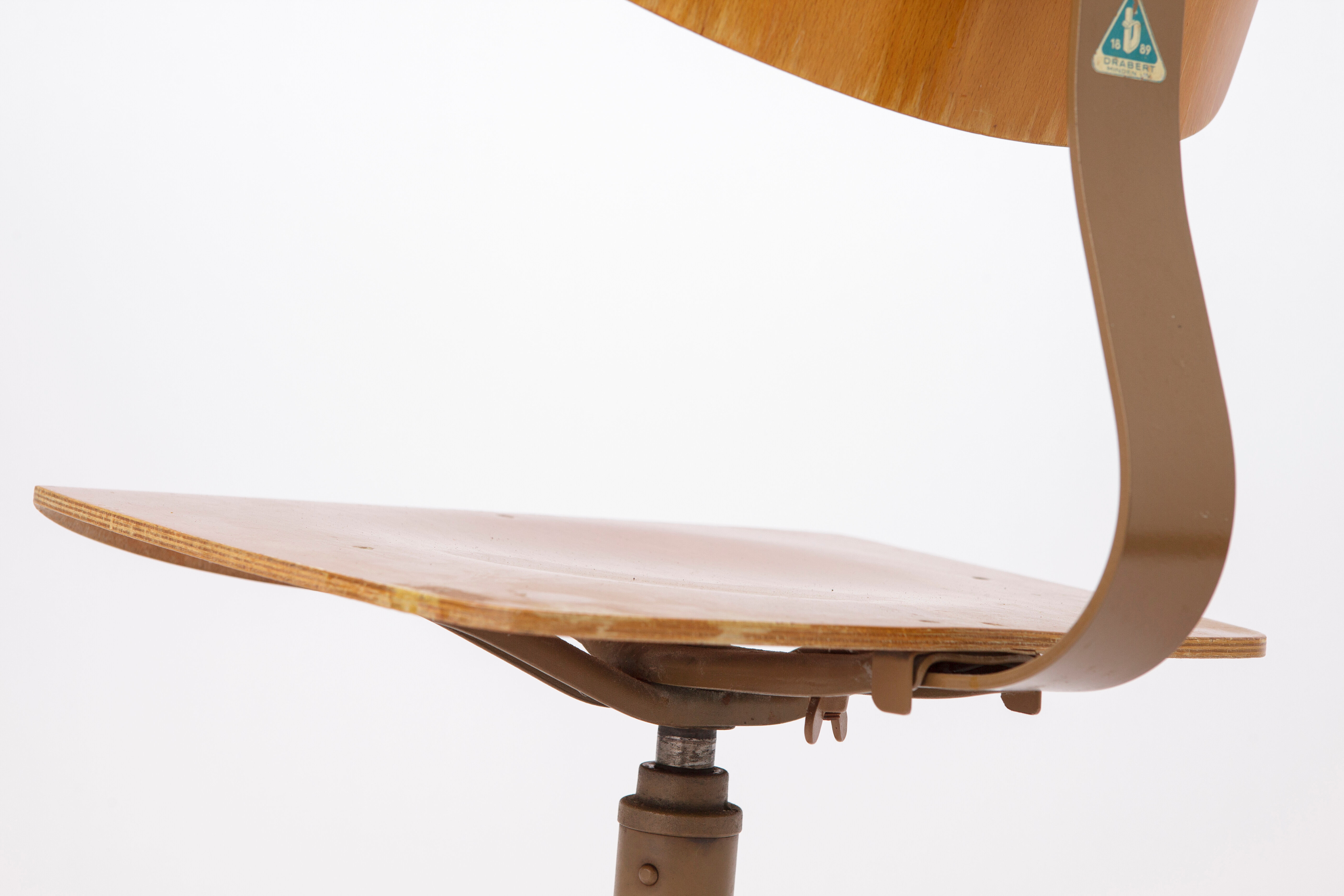 Industrial Chair Drabert Germany 60s-70s Vintage