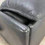Leather convertible armchair from Dreipunkt, 1970s