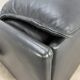 Fauteuil convertible cuir de Dreipunkt, années 70