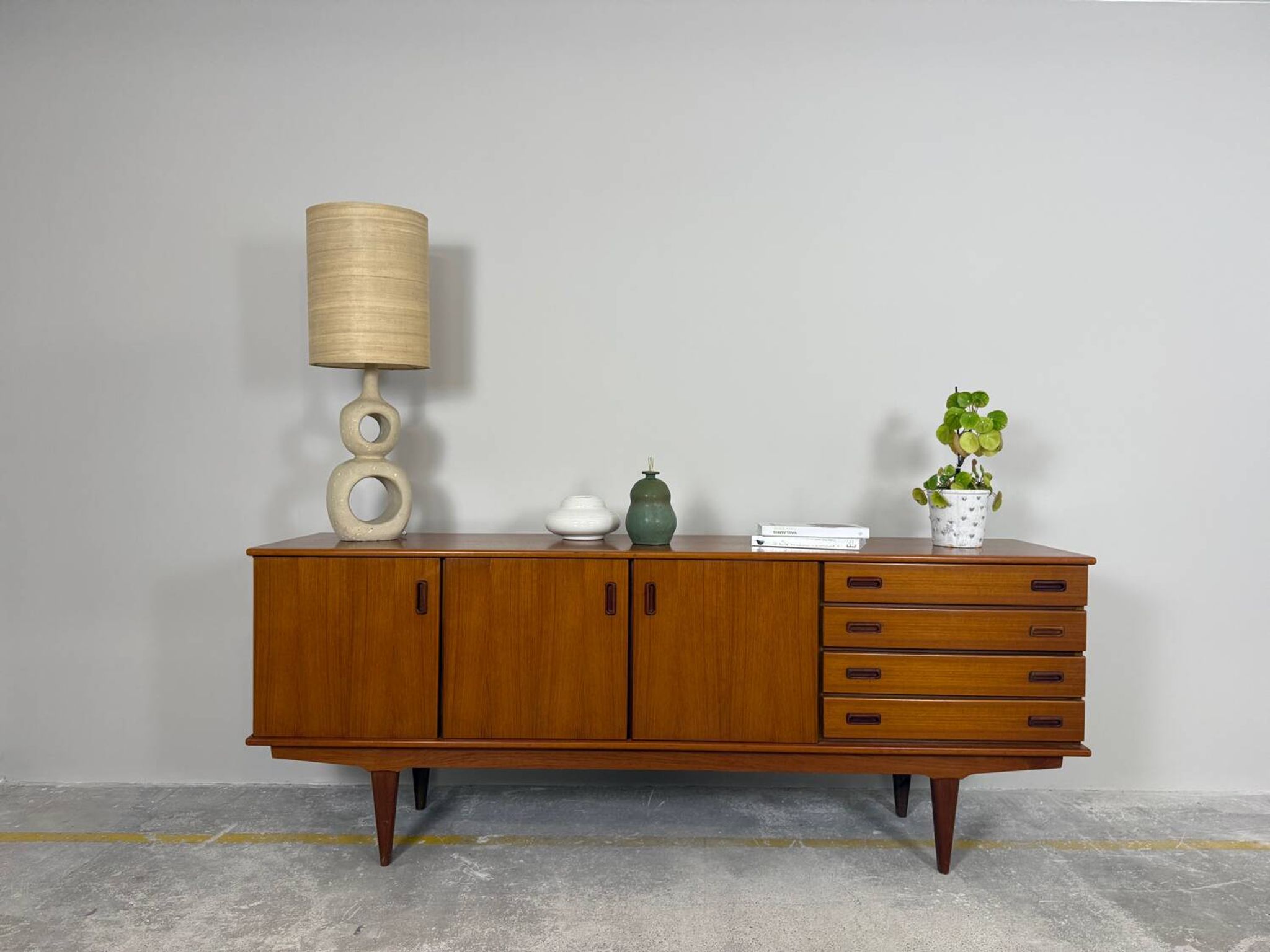 Scandinavian teak enfilade – 1960s