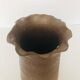 Brown earthenware vase