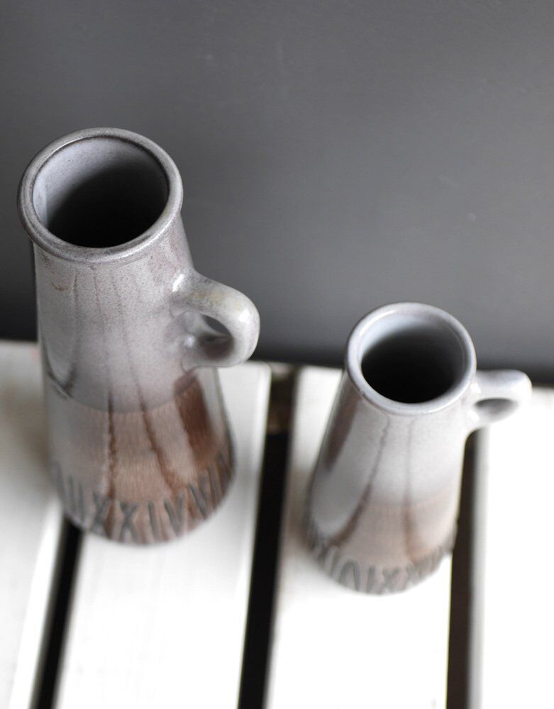 Mid-century modern art ceramic vases by Ingrid Atterberg for Upsala-Ekeby, 1970s, set of 2