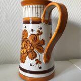 Old numbered orange pitcher