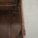 Antique English wooden bench / hall bench from the early 18th century