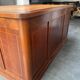Antique desk mahogany wood vintage leather