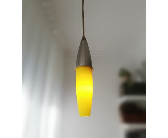Simple Minimalist Yellow Water Drop Ceiling Pendant Lamp Light Selency - Pendant Lights Drop Ceiling