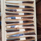 12 art deco knives