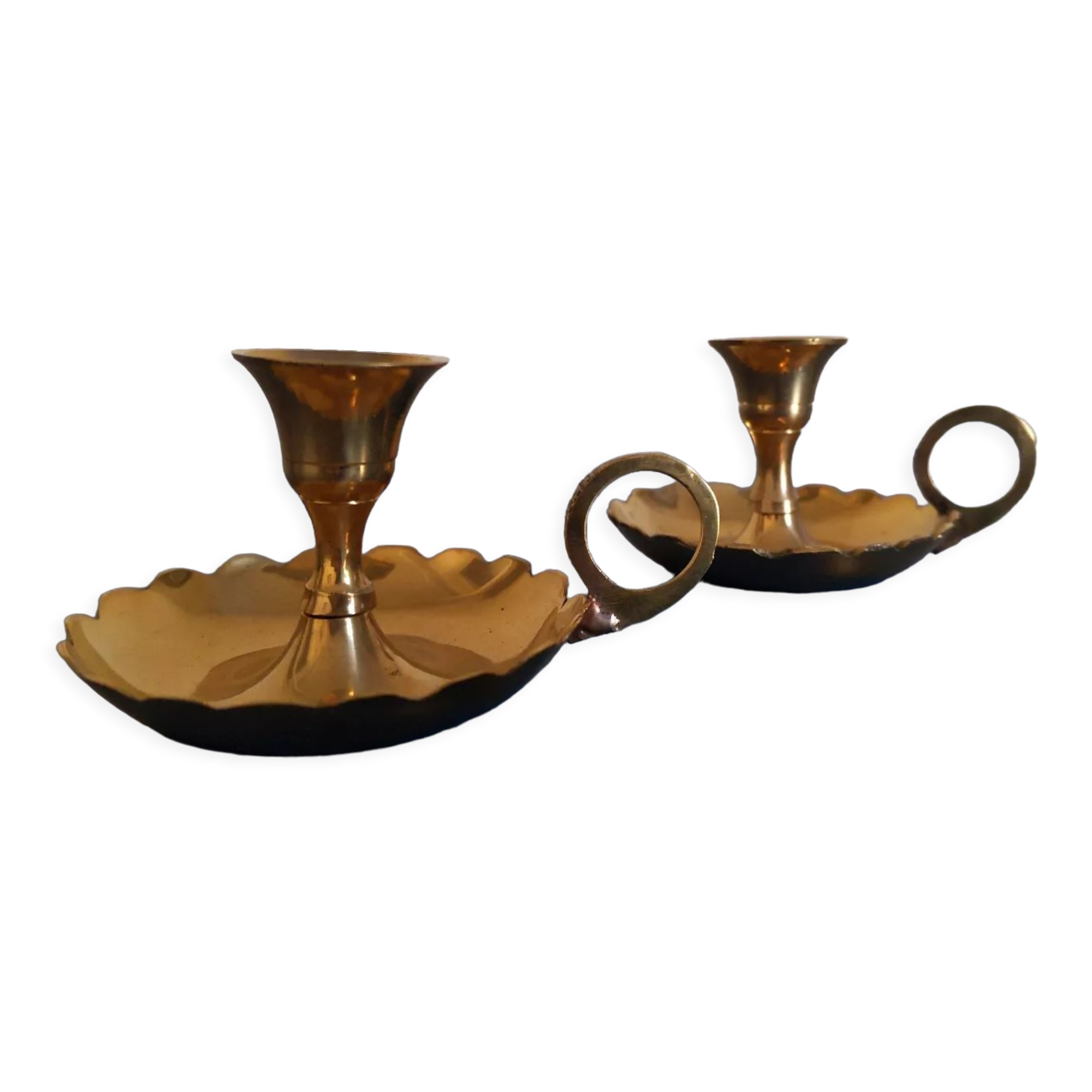 Pair of candle holders