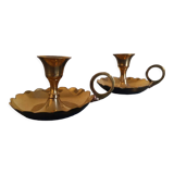 Pair of candle holders