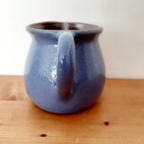 Old glazed blue sandstone pitcher