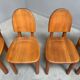 Vintage oak dining chairs by Wasa, 1990s