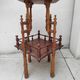 Antique pedestal table in Asian Japonese style.