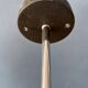 Vintage rod ceiling light with three green spotlights