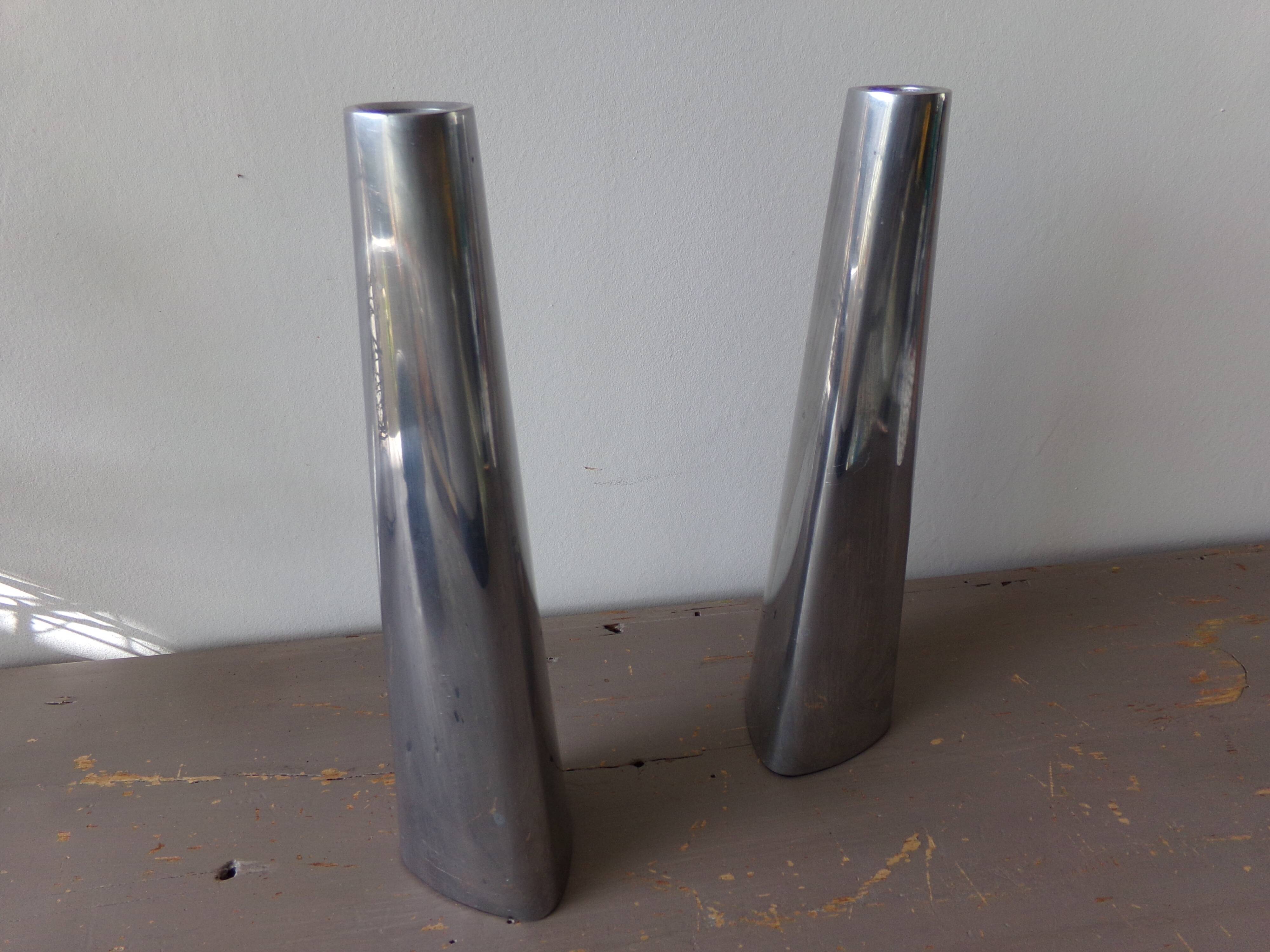 Bougoirs Ikea en aluminium