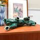 Céramique lion vert