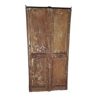 Old wooden door