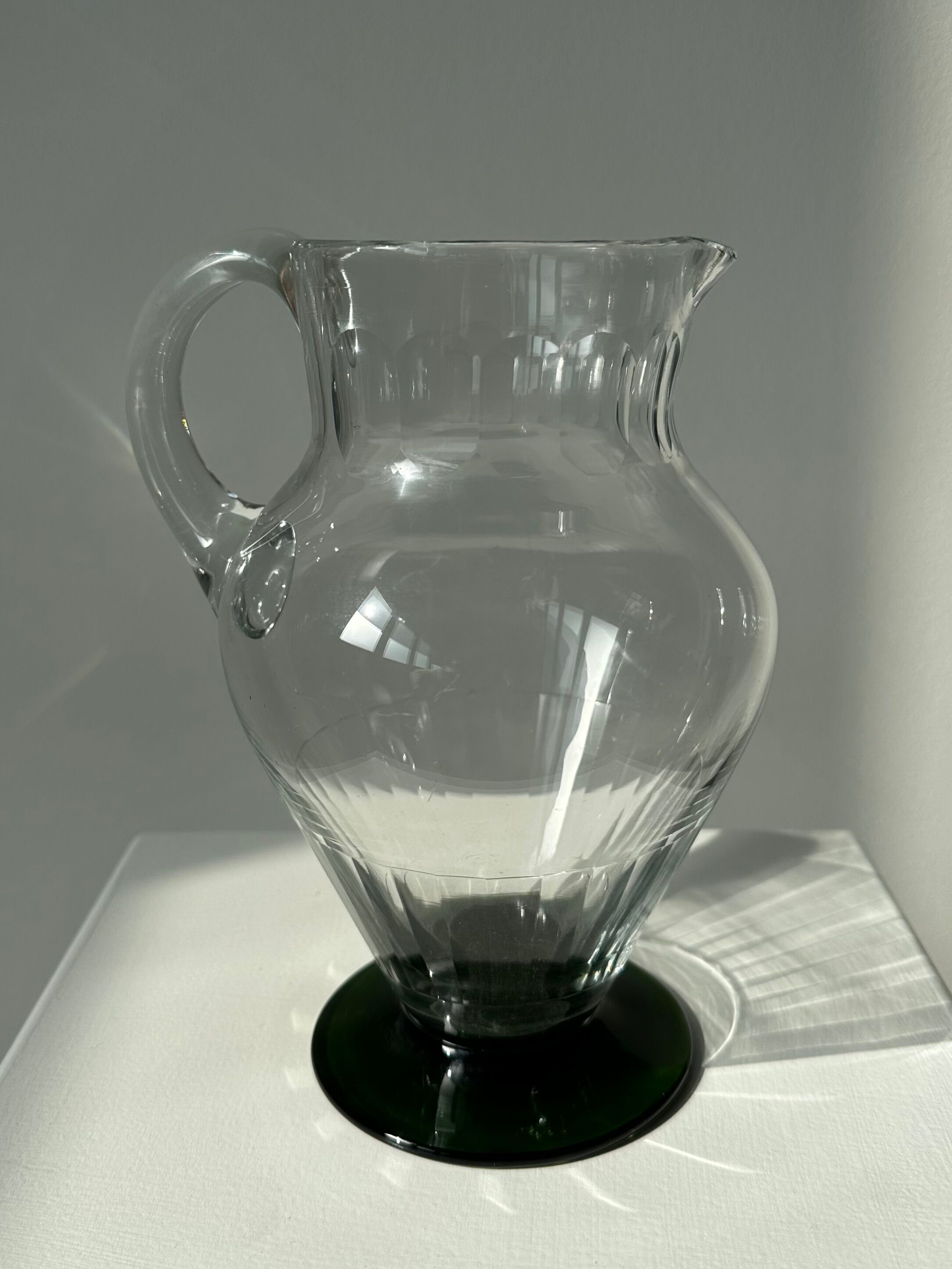 Vintage glass decanter
