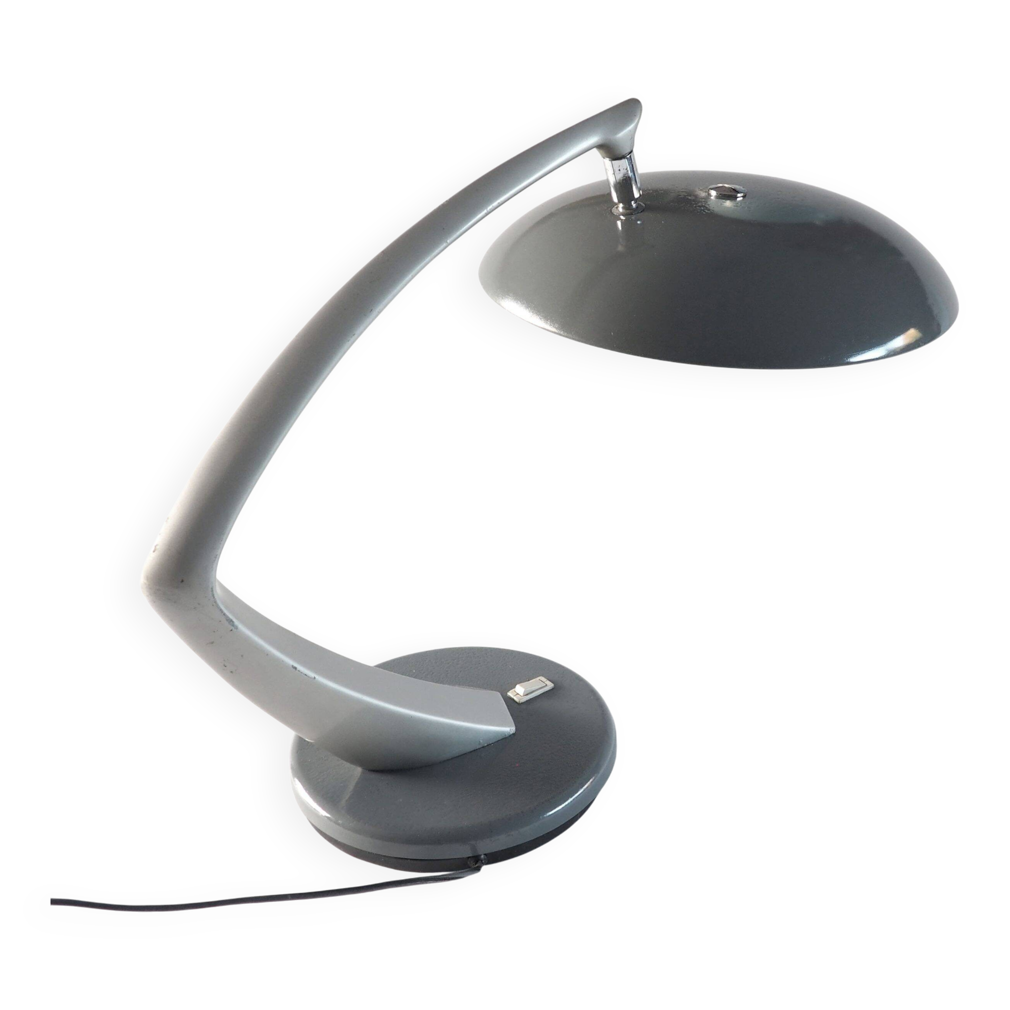 Fase boomerang grey lamp